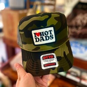 OTTO Green Camouflage 'Hot Dads' Trucker Hat